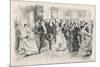 Cotillion Dancing in a Fashionable London Ballroom-Frederick Barnard-Mounted Art Print