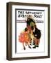 "Cotillion," Saturday Evening Post Cover, May 23, 1936-Albert W. Hampson-Framed Giclee Print