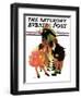 "Cotillion," Saturday Evening Post Cover, May 23, 1936-Albert W. Hampson-Framed Giclee Print