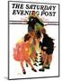 "Cotillion," Saturday Evening Post Cover, May 23, 1936-Albert W. Hampson-Mounted Giclee Print