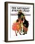 "Cotillion," Saturday Evening Post Cover, May 23, 1936-Albert W. Hampson-Framed Giclee Print