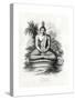 Cotoma Budha, Worshipped in Ceylon, Siam, China, 19th Century-Andrew Thom-Stretched Canvas