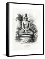 Cotoma Budha, Worshipped in Ceylon, Siam, China, 19th Century-Andrew Thom-Framed Stretched Canvas