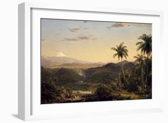 Cotopaxi, 1855-Frederic Edwin Church-Framed Giclee Print