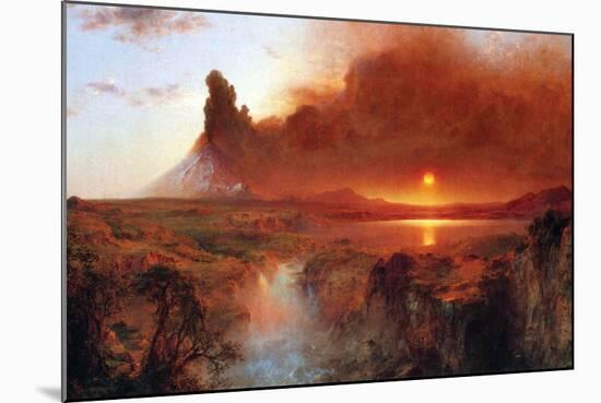 Cotopaxi, Ecuador [1]-Frederic Edwin Church-Mounted Art Print