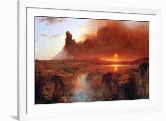 Cotopaxi, Ecuador [1]-Frederic Edwin Church-Framed Premium Giclee Print