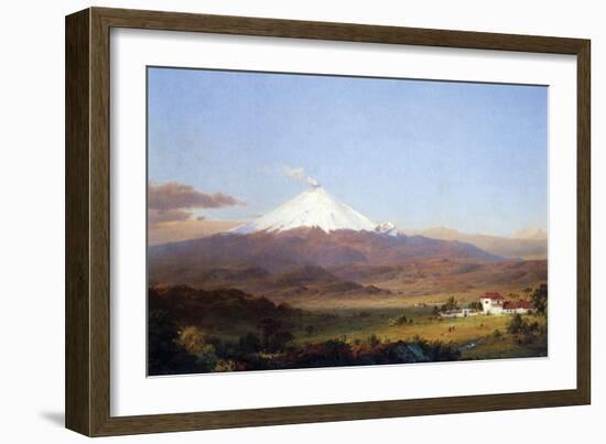 Cotopaxi, Ecuador [2]-Frederic Edwin Church-Framed Art Print