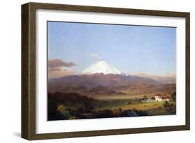 Cotopaxi, Ecuador [2]-Frederic Edwin Church-Framed Art Print