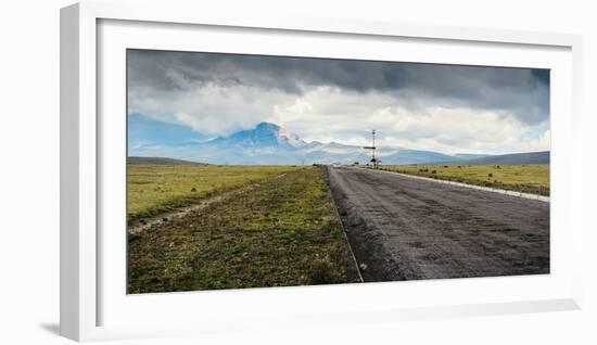 Cotopaxi National Park, a large forested area known for the active, snow-capped Cotopaxi Volcano, E-Alexandre Rotenberg-Framed Photographic Print