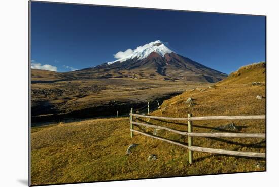 Cotopaxi National Park, Snow-Capped Cotopaxi Volcano-John Coletti-Mounted Photographic Print