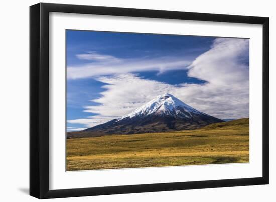 Cotopaxi Volcano 5897M Summit, Cotopaxi National Park, Cotopaxi Province, Ecuador, South America-Matthew Williams-Ellis-Framed Photographic Print