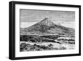 Cotopaxi Volcano, Equador, 1895-null-Framed Giclee Print