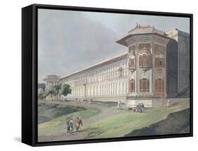 Cotsea Bhaug on the River Jumna at Delhi-Thomas & William Daniell-Framed Stretched Canvas