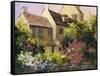 Cotswold Cottage V-Mary Jean Weber-Framed Stretched Canvas