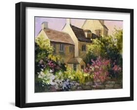 Cotswold Cottage V-Mary Jean Weber-Framed Art Print