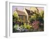 Cotswold Cottage V-Mary Jean Weber-Framed Art Print