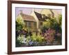 Cotswold Cottage V-Mary Jean Weber-Framed Art Print