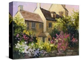 Cotswold Cottage V-Mary Jean Weber-Stretched Canvas