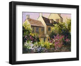 Cotswold Cottage V-Mary Jean Weber-Framed Art Print