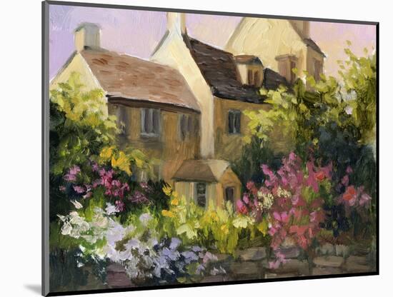 Cotswold Cottage V-Mary Jean Weber-Mounted Art Print