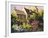 Cotswold Cottage V-Mary Jean Weber-Framed Art Print