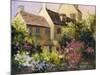 Cotswold Cottage V-Mary Jean Weber-Mounted Art Print