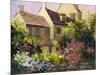 Cotswold Cottage V-Mary Jean Weber-Mounted Art Print