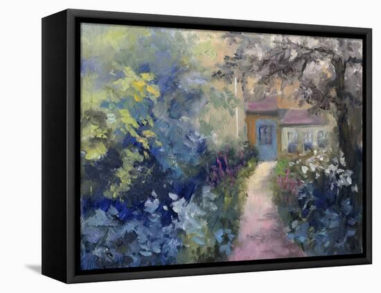 Cotswold Cottage VI-Mary Jean Weber-Framed Stretched Canvas