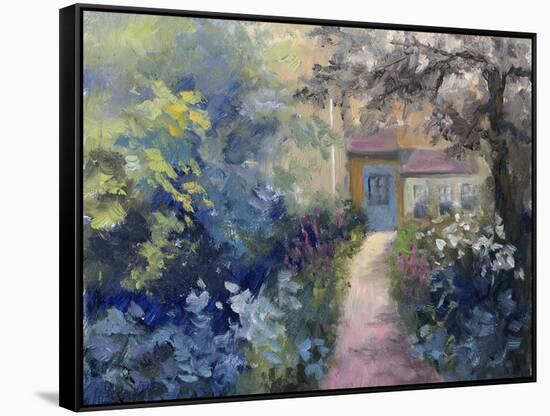 Cotswold Cottage VI-Mary Jean Weber-Framed Stretched Canvas