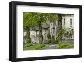 Cotswold Cottages Along the Hill, Burford, Oxfordshire, England, United Kingdom, Europe-Stuart Black-Framed Photographic Print