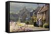 Cotswold Cottages, Broadway, Worcestershire, Cotswolds, England, United Kingdom, Europe-Stuart Black-Framed Stretched Canvas