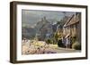 Cotswold Cottages, Broadway, Worcestershire, Cotswolds, England, United Kingdom, Europe-Stuart Black-Framed Photographic Print