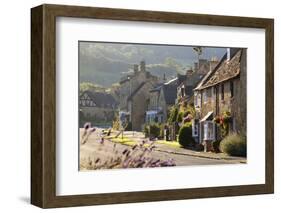 Cotswold Cottages, Broadway, Worcestershire, Cotswolds, England, United Kingdom, Europe-Stuart Black-Framed Photographic Print