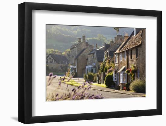 Cotswold Cottages, Broadway, Worcestershire, Cotswolds, England, United Kingdom, Europe-Stuart Black-Framed Photographic Print