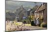 Cotswold Cottages, Broadway, Worcestershire, Cotswolds, England, United Kingdom, Europe-Stuart Black-Mounted Photographic Print