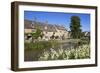 Cotswold Cottages on the River Eye-Stuart Black-Framed Photographic Print