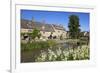 Cotswold Cottages on the River Eye-Stuart Black-Framed Photographic Print