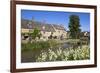 Cotswold Cottages on the River Eye-Stuart Black-Framed Photographic Print