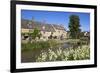 Cotswold Cottages on the River Eye-Stuart Black-Framed Photographic Print