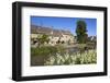 Cotswold Cottages on the River Eye-Stuart Black-Framed Photographic Print