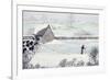 Cotswold Farm in Winter-Maggie Rowe-Framed Giclee Print