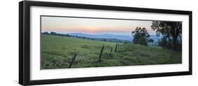 Cotswold Hills at Sunset, Winchcombe, Gloucestershire, the Cotswolds, England-Matthew Williams-Ellis-Framed Photographic Print