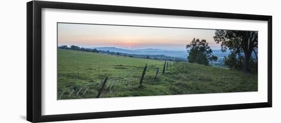 Cotswold Hills at Sunset, Winchcombe, Gloucestershire, the Cotswolds, England-Matthew Williams-Ellis-Framed Photographic Print