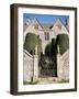 Cotswold House, Topiary and Gate, Ablington, Gloucestershire, the Cotswolds, England-David Hunter-Framed Photographic Print