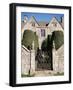 Cotswold House, Topiary and Gate, Ablington, Gloucestershire, the Cotswolds, England-David Hunter-Framed Photographic Print