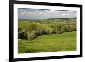 Cotswold Landscape, Near Winchcombe, Cotswolds, Gloucestershire, England, United Kingdom, Europe-Stuart Black-Framed Photographic Print