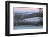 Cotswold Landscape on Frosty Morning, Stow-On-The-Wold, Gloucestershire, Cotswolds, England, UK-Stuart Black-Framed Photographic Print