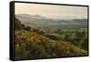 Cotswold Landscape with View to Malvern Hills-Stuart Black-Framed Stretched Canvas