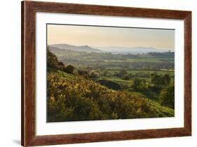 Cotswold Landscape with View to Malvern Hills-Stuart Black-Framed Photographic Print