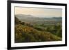 Cotswold Landscape with View to Malvern Hills-Stuart Black-Framed Photographic Print